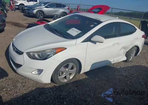 2013 Hyundai Elantra Gls из США, поврежденный, VIN 5NPDH4AE2DH324863